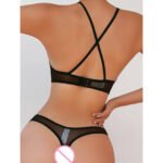 Transparent Mesh Bra & Panty Set